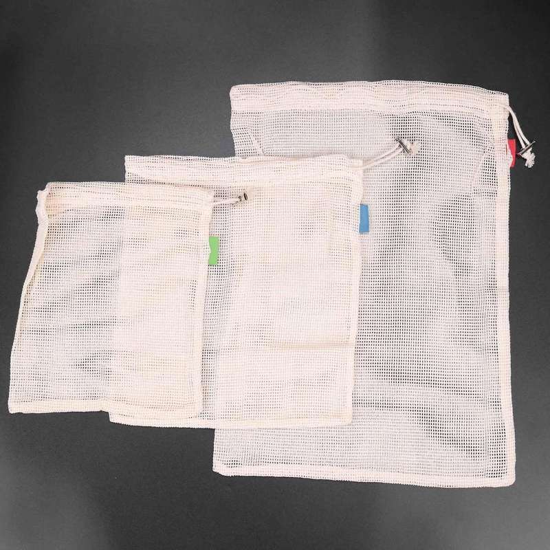 Recyclable Packaging Bags Drawstring, for Storage Grocery Shopping
