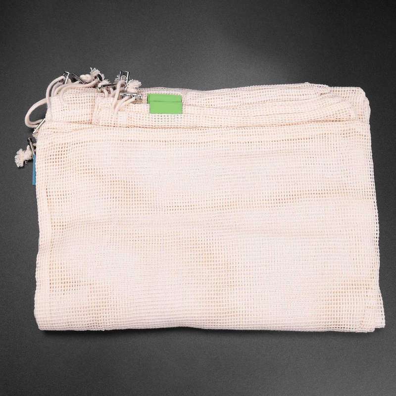 Recyclable Packaging Bags Drawstring, for Storage Grocery Shopping