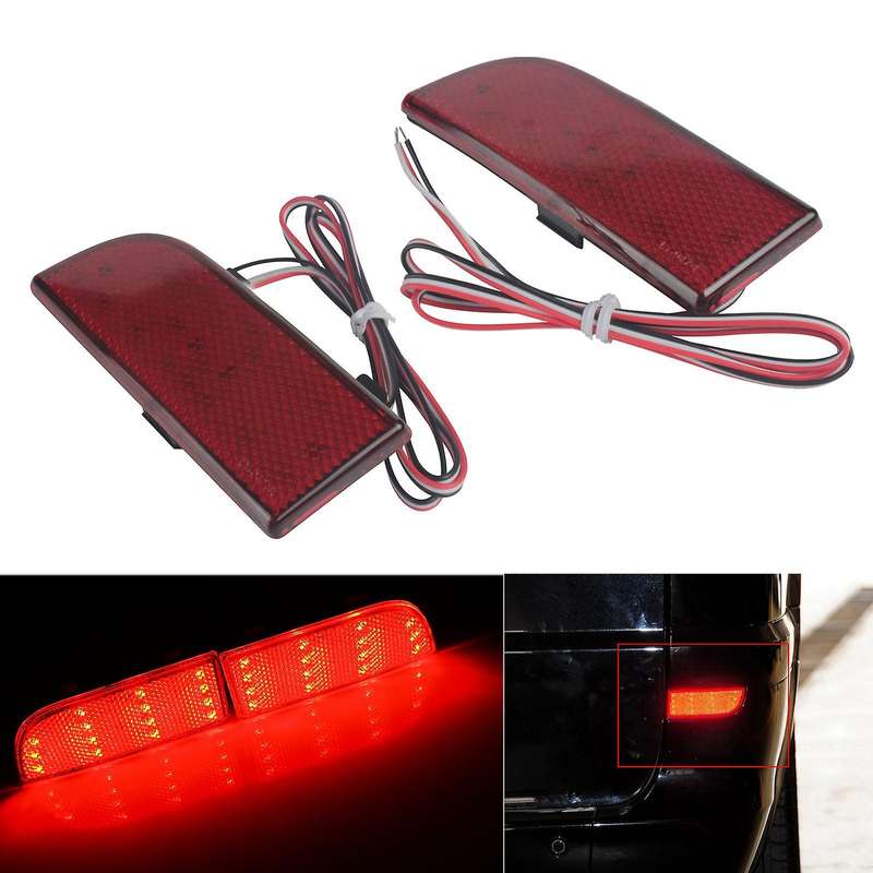 1 Pair Rear Bumper Led Stop Brake Light for Mercedes Benz W639 03-14