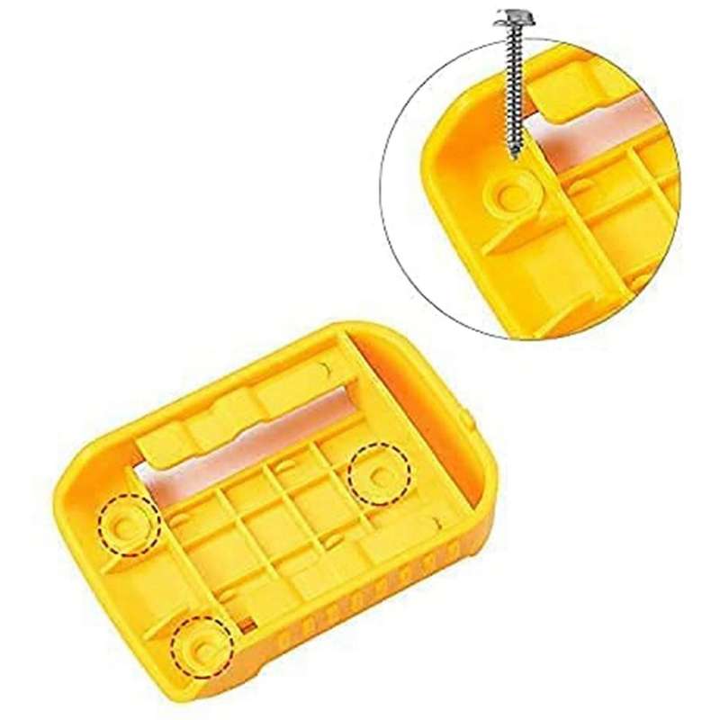 10 Packs Battery Holder Dock Mounts for Dewalt 20v 60v Battery