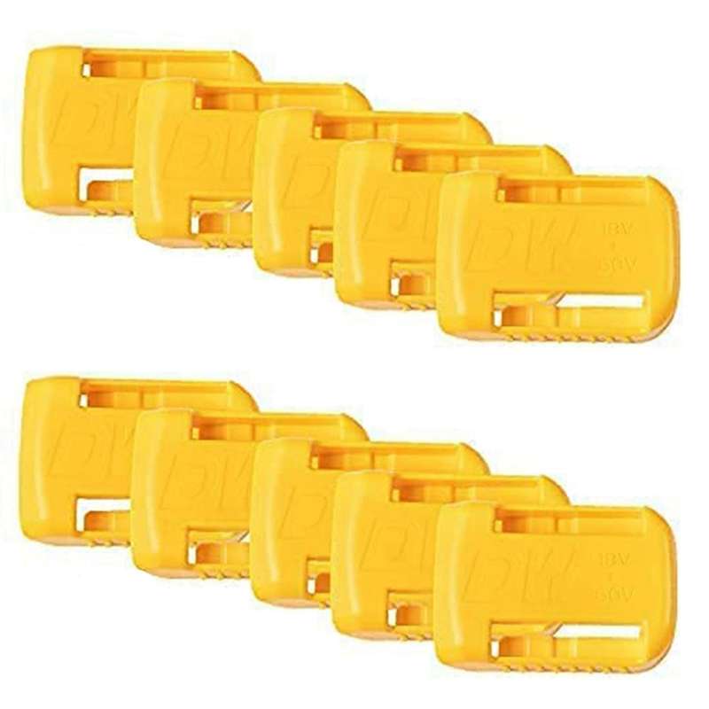 10 Packs Battery Holder Dock Mounts for Dewalt 20v 60v Battery