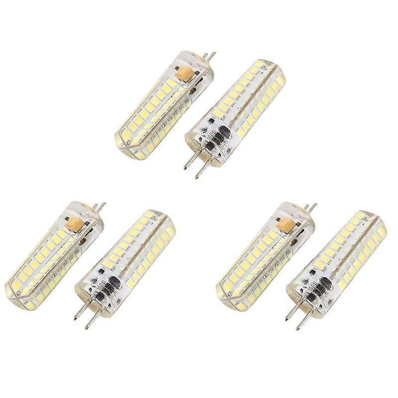 6x 6.5w Gy6.35 Led Bulbs 72 2835 Smd Led 320lm 50w Silicone Corn Bulb