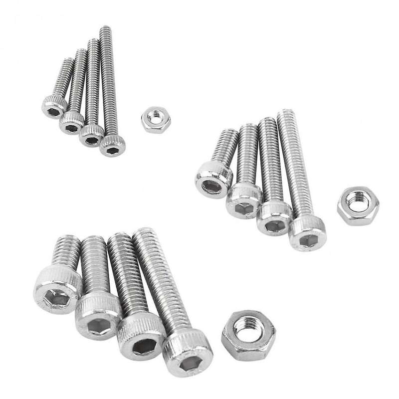 480pcs M2 M3 M4 Hex Socket Screws Set Nuts Repair Tool