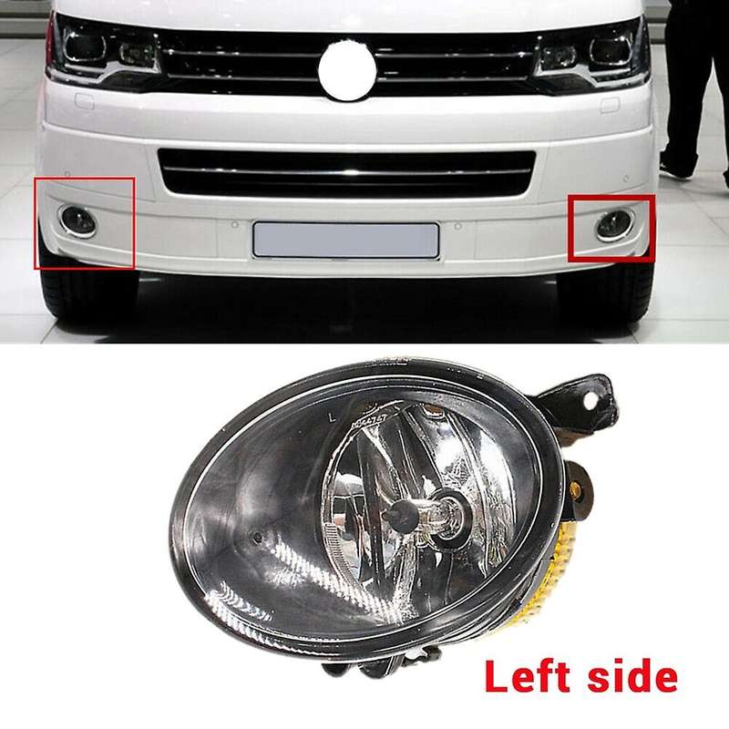For T5 Transporter 2010-2015 Car Front Fog Light with Bulbs Left