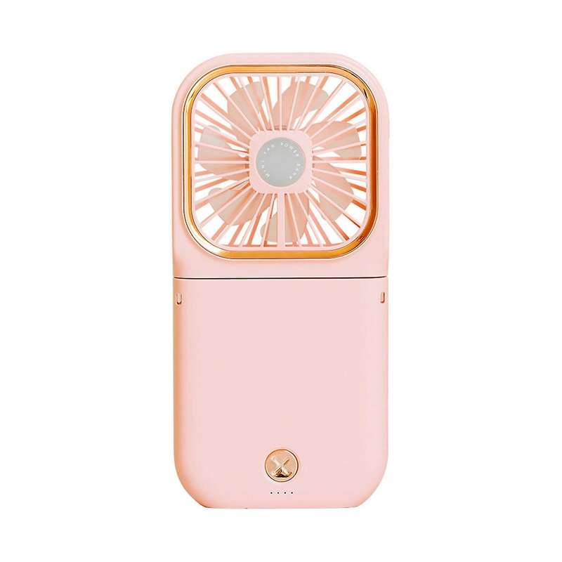 Multi-function Folding Fan Usb Charging Mini Desktop Small Fan(white)
