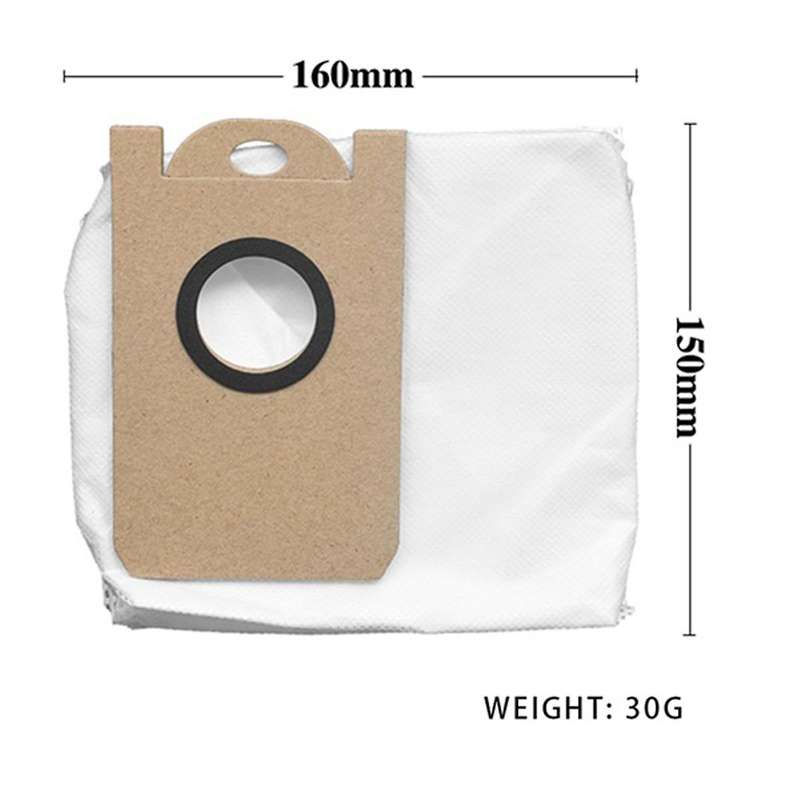 12 Pcs Leak Proof Dust Bag for Proscenic M7 Pro M8 Pro Robot Vacuum