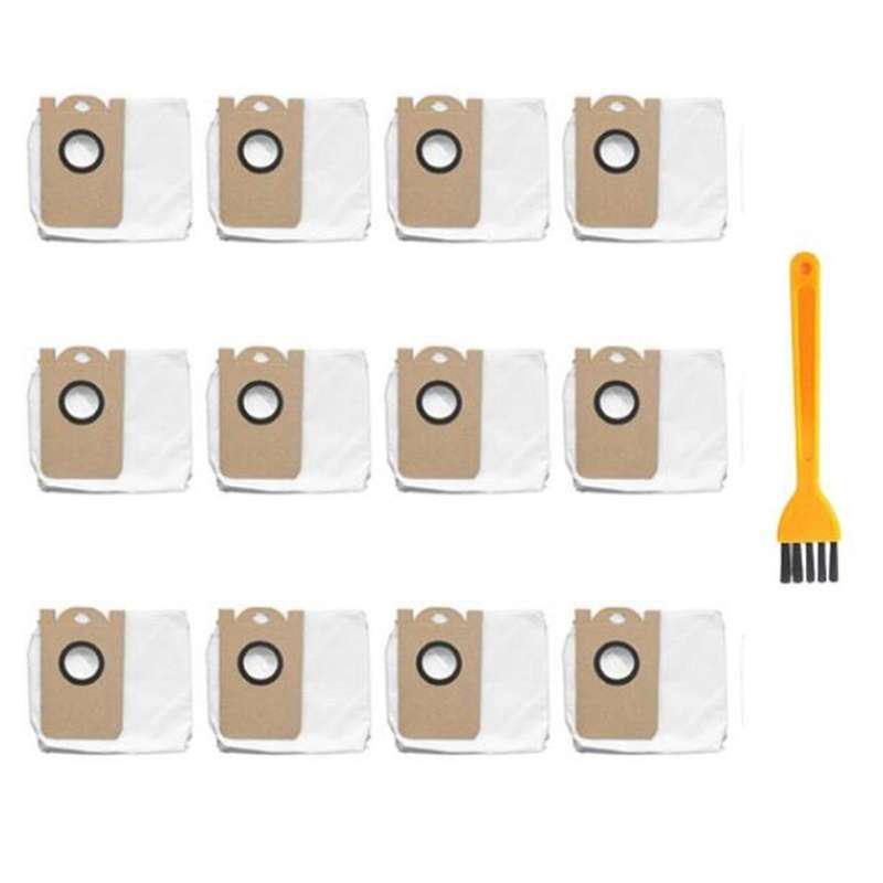 12 Pcs Leak Proof Dust Bag for Proscenic M7 Pro M8 Pro Robot Vacuum