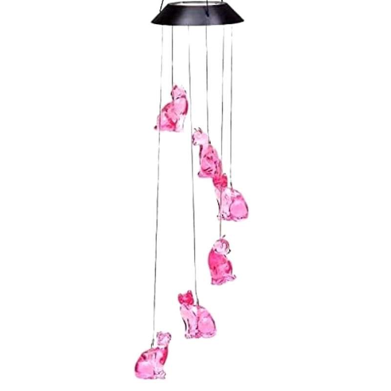 Color Changing Waterproof Led Wind Chime Lamp,for Yard,lawn,garden
