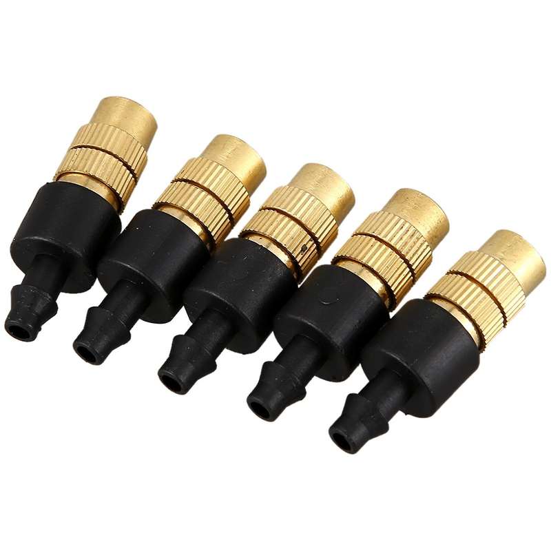 50pcs Adjustable Sprayer Brass Misting Nozzle Atomizing Sprinkler