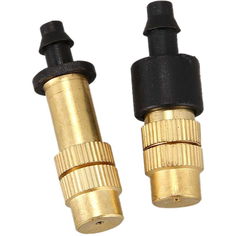 50pcs Adjustable Sprayer Brass Misting Nozzle Atomizing Sprinkler