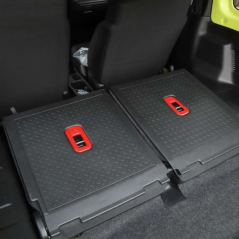 Car Safety Seat Fixing Buckle Trim Cover Stickers Accessories Red