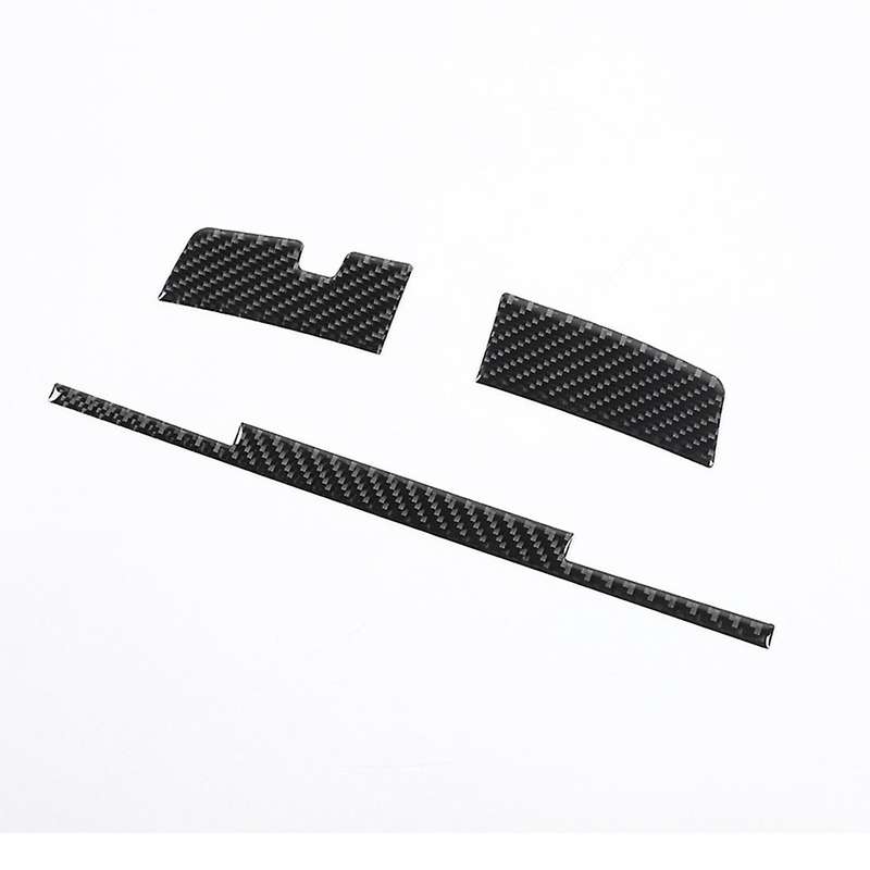 Car Armrest Box Switch Decoration Cover Trim Stickers, Carbon Fiber