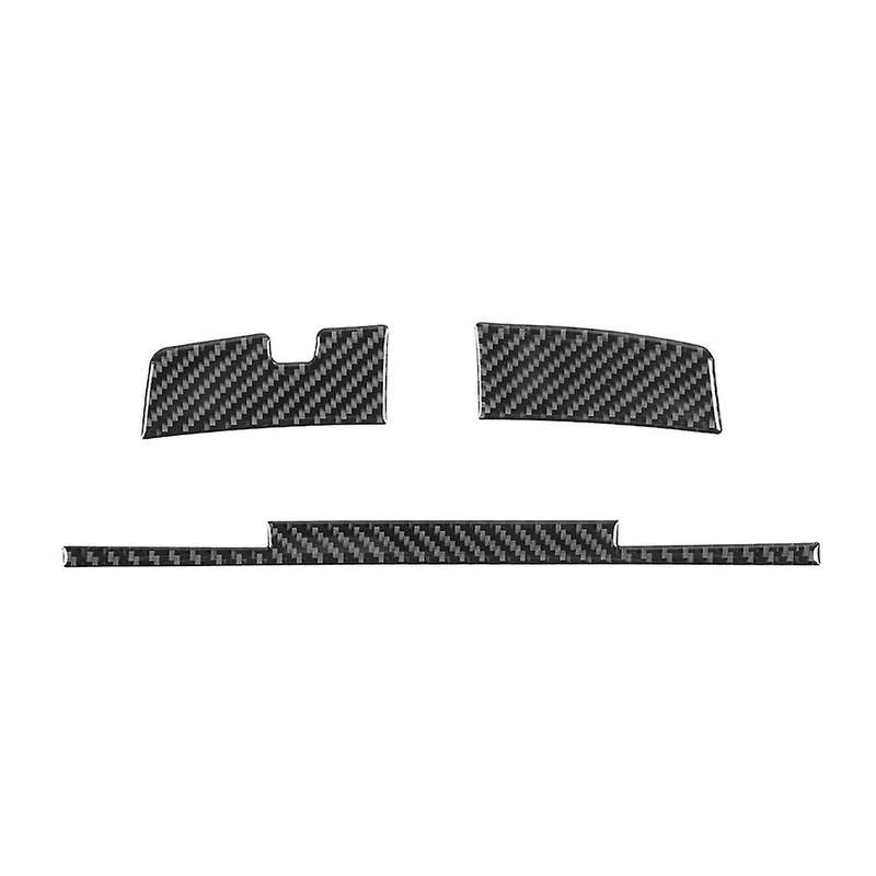 Car Armrest Box Switch Decoration Cover Trim Stickers, Carbon Fiber