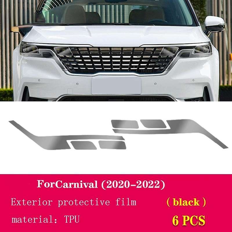 Car Exterior Headlight Anti-scratch Tpu Protective Film Black