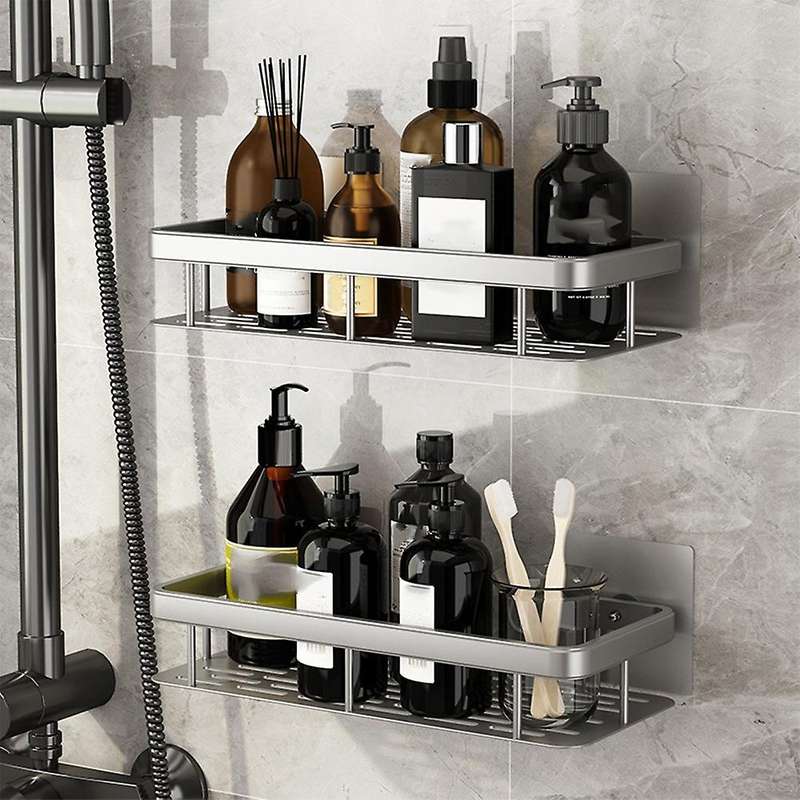 Punch-free Bathroom Shelf Corner Shelves Shower Storage Rack Kitchen
