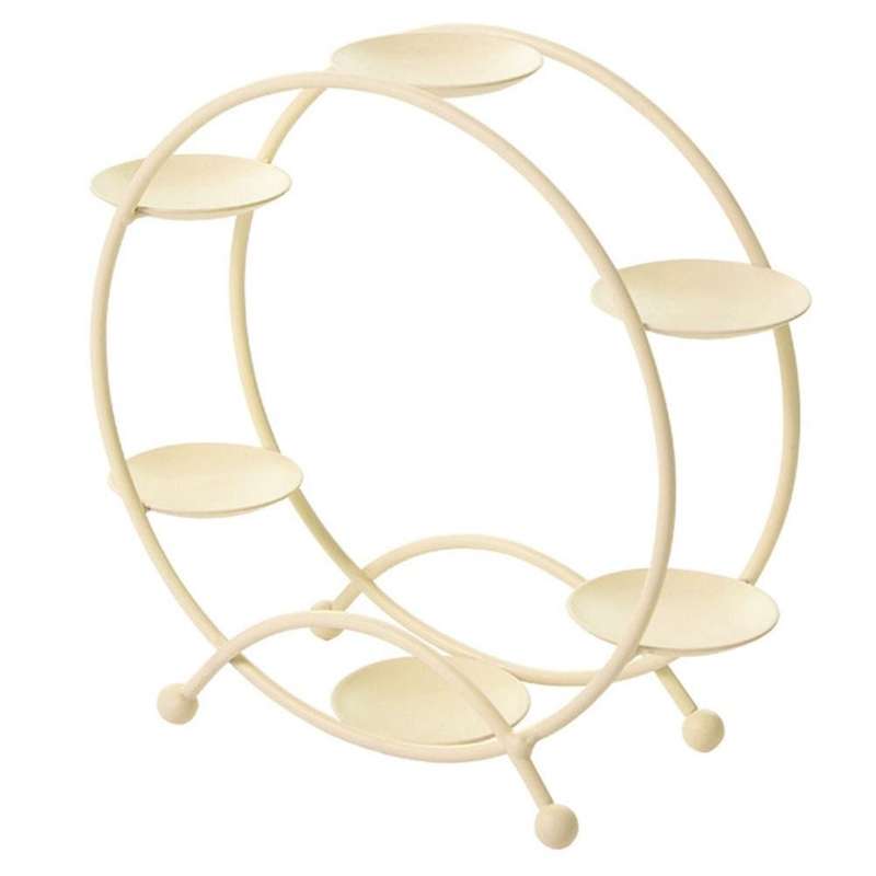 Dessert Table Decor Set Tray Display Rack Wrought Iron Cake Rack D