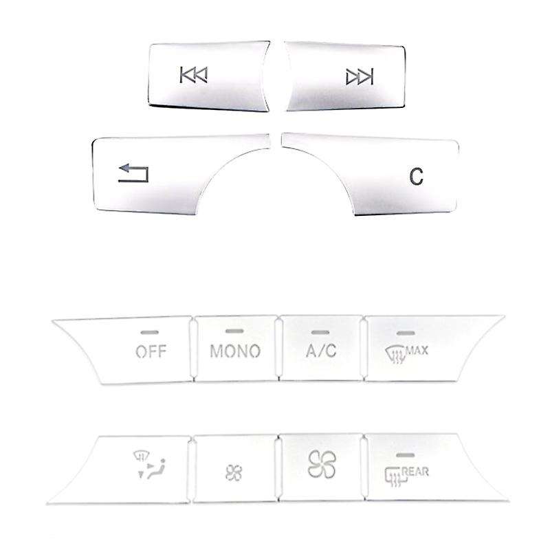 Car Button Sticker Cover Trim for Benz W204 C E Class Glk 2008-2011