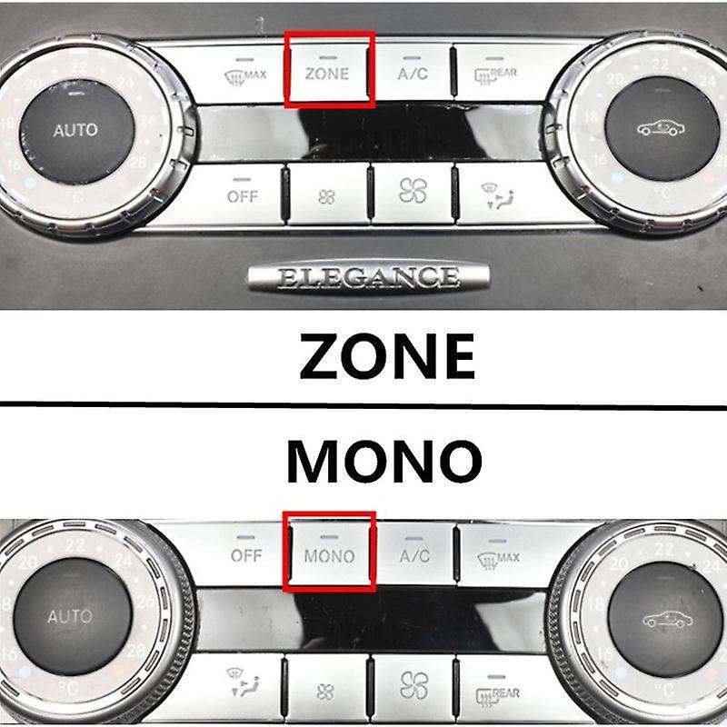 Car Button Sticker Cover Trim for Benz W204 C E Class Glk 2008-2011