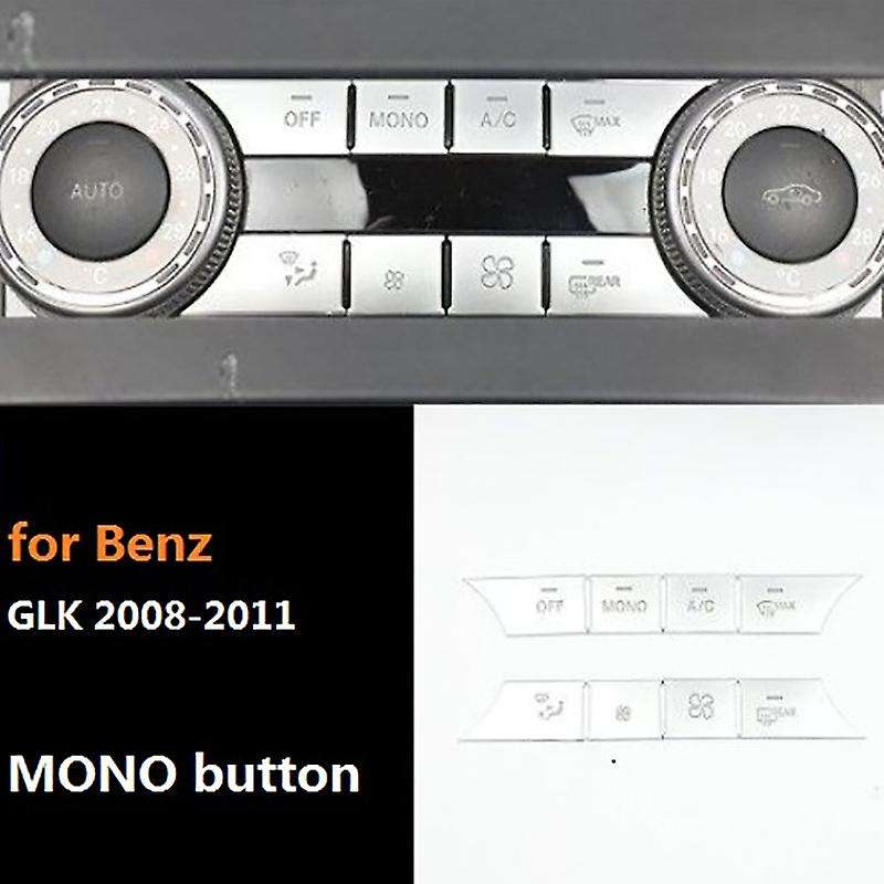 Car Button Sticker Cover Trim for Benz W204 C E Class Glk 2008-2011