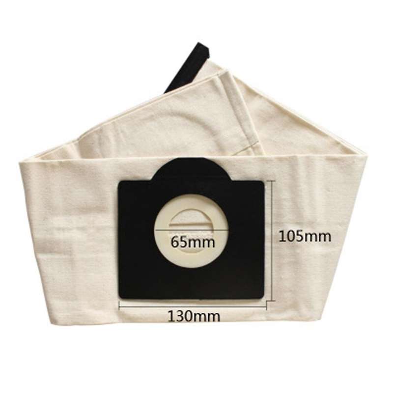 3pcs Washable for Karcher Wd3 Dust Bags Cloth Vacuum Cleaner Bags
