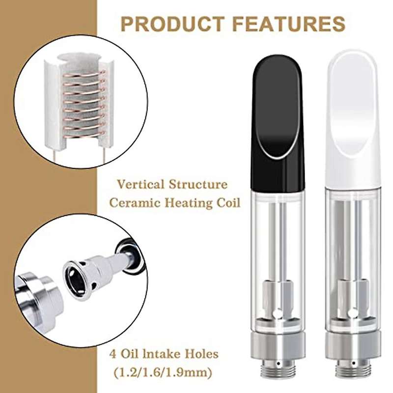 10 Pcs Empty Storage Cartridges for 1.0ml Glass Ceramics Easy to Fill