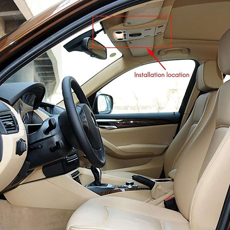 Car Abs Roof Reading Light Frame Cover Trim For-bmw X1 2011-2015
