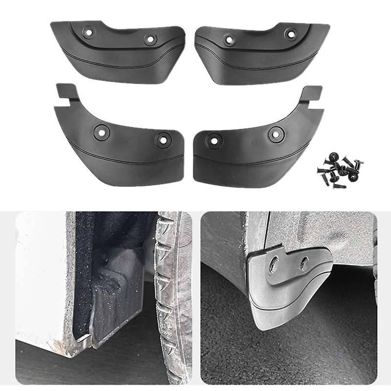 Car Front Rear Mud Flaps for Tesla Model Y Hidden Mudflaps