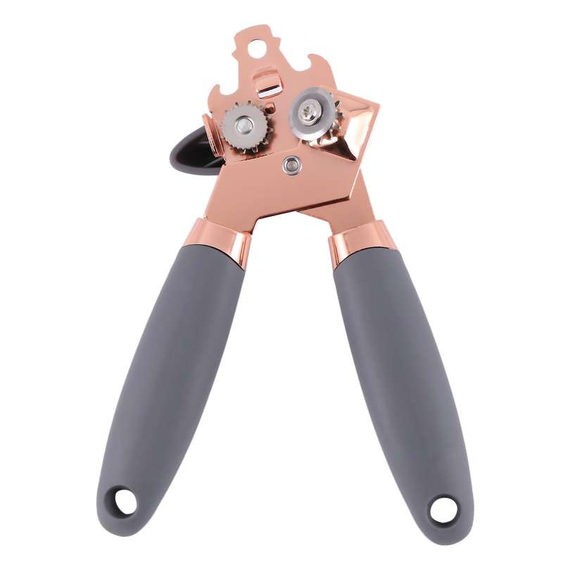 2 Pieces Manual Can Opener,stainless Steel Can Opener with Soft Grip