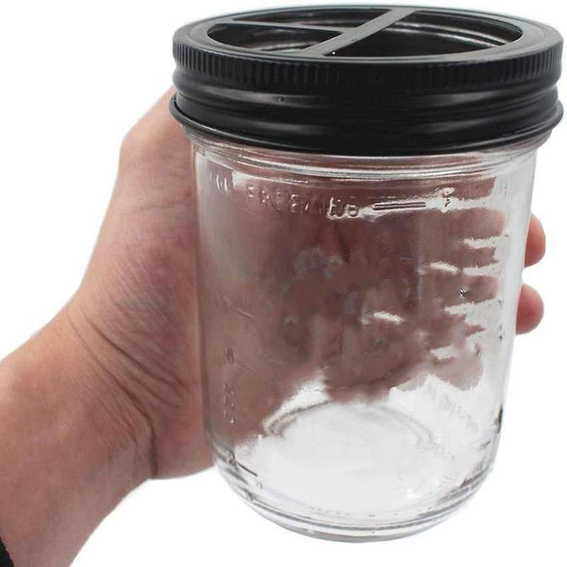 4-pack Mason Jar Soap Dispenser Lid for Regular Mouth Mason Jar