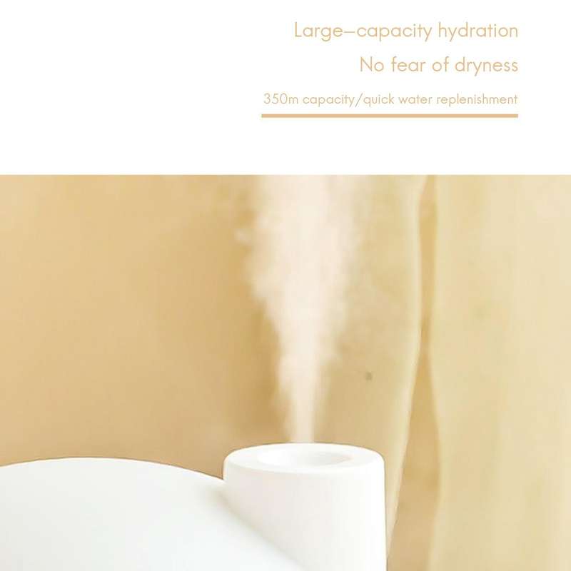 350ml Air Humidifier, Usb Essential Oil Atomizer, Led Lamp Home
