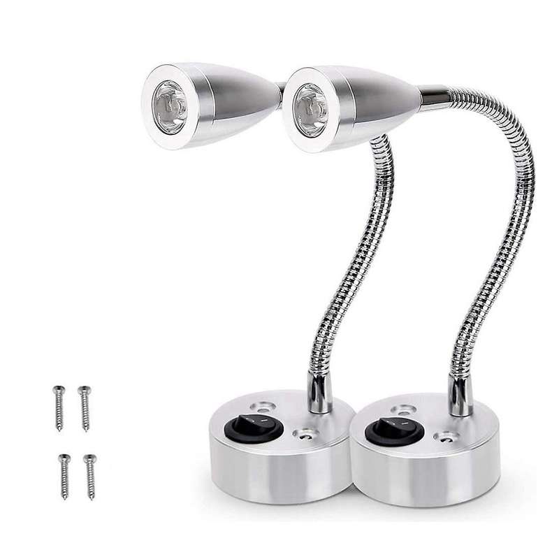 Rv 12v Reading Lamp, Adjustable Led for Camper , 3000k Warm White