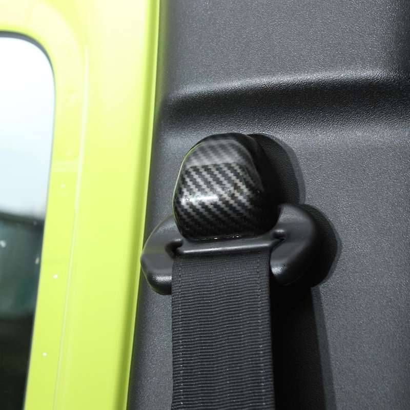 Seat Safety Belt Buckle Cover for Suzuki Jimny 2019-2022,carbon Fiber