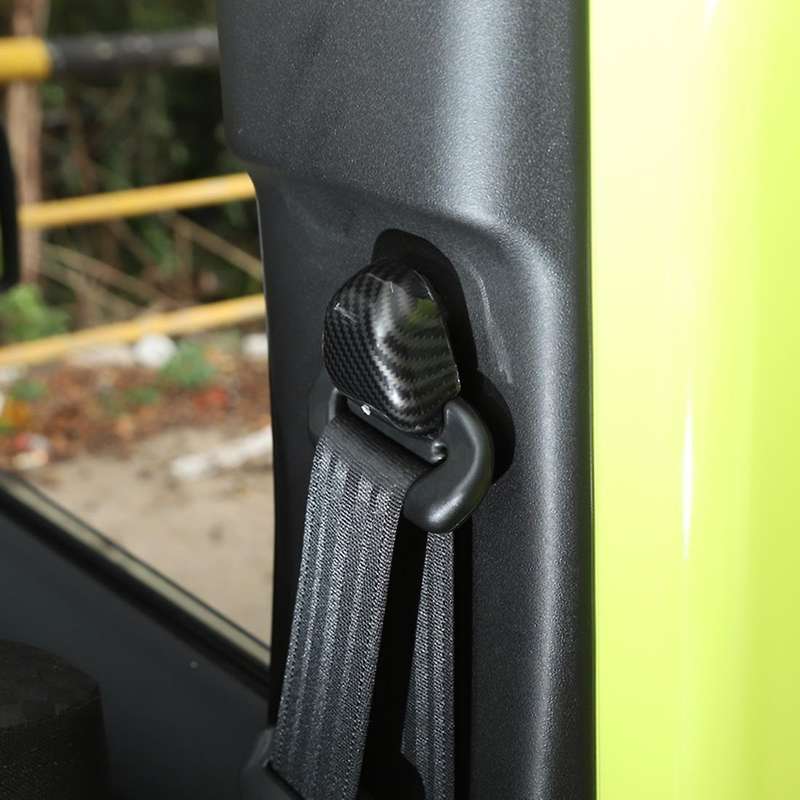 Seat Safety Belt Buckle Cover for Suzuki Jimny 2019-2022,carbon Fiber