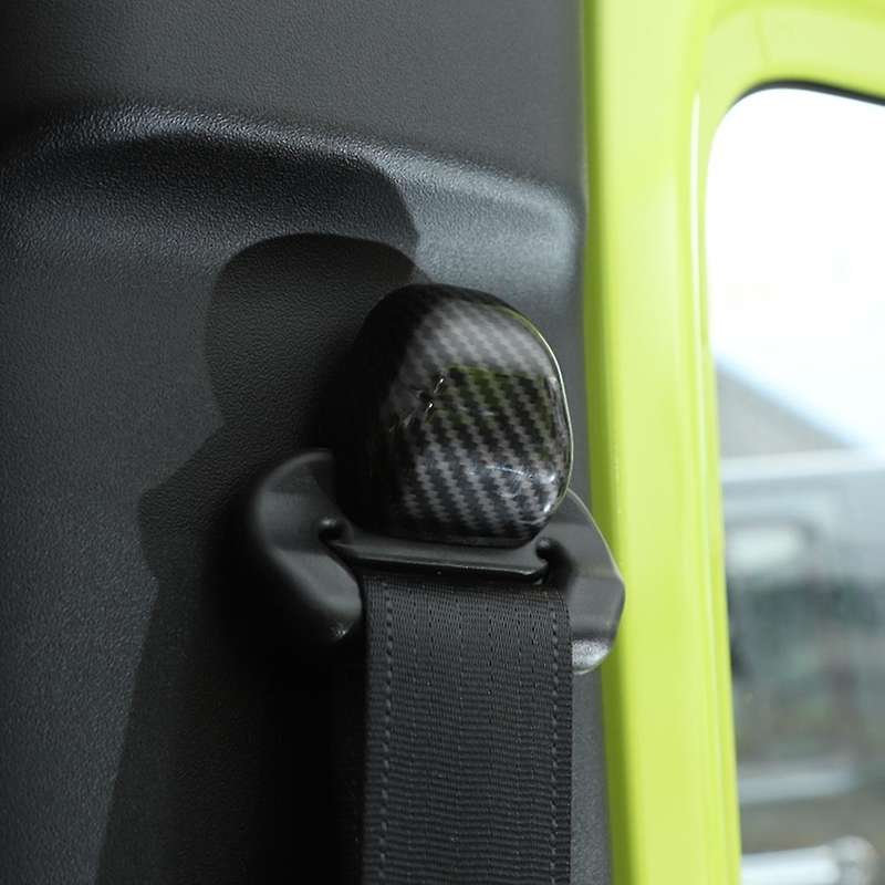 Seat Safety Belt Buckle Cover for Suzuki Jimny 2019-2022,carbon Fiber