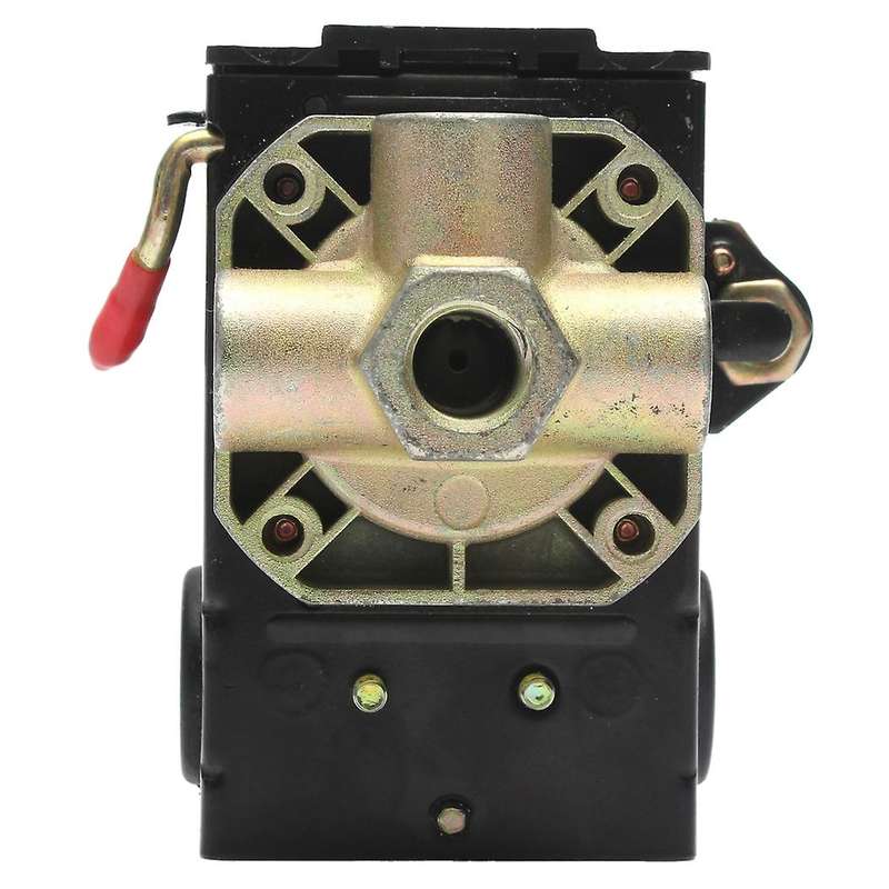 90-125psi 4 Port 26 Amp Pressure Switch Air Compressor Black