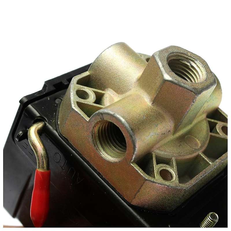 90-125psi 4 Port 26 Amp Pressure Switch Air Compressor Black