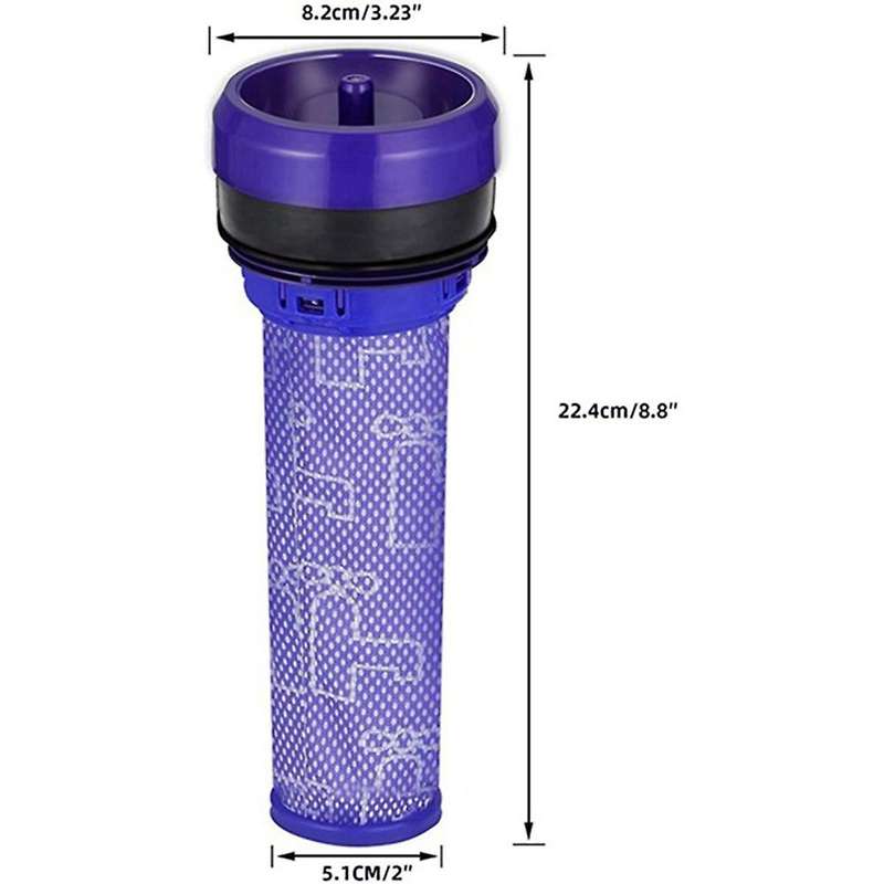 2pcs Washable Pre-filter for Dyson Dc28c Dc33c Dc37 Dc39c Dc41c Parts