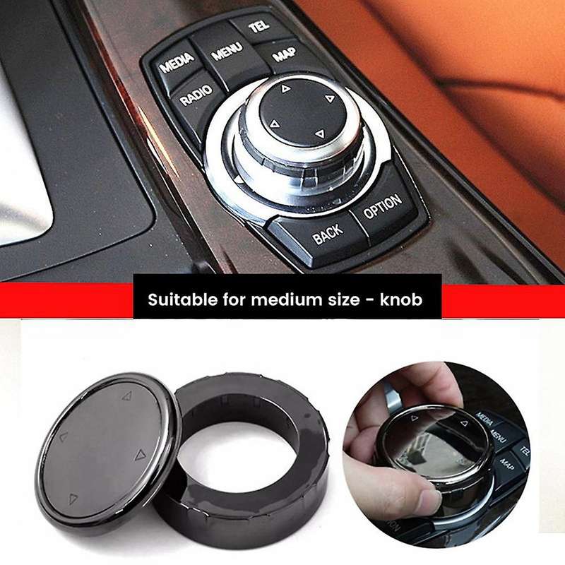 Car Multimedia Button Cover Trim Knob for X1 F25 X3 X5 F16 F10 F20