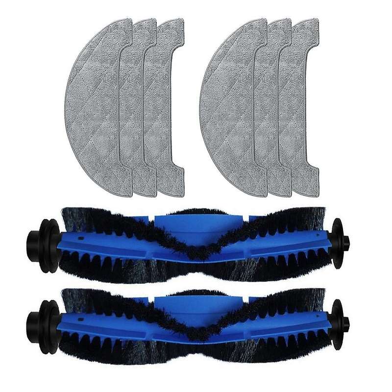 8pcs Main Rolling Brush Mop Cloth for Proscenic 850t Robotic Parts