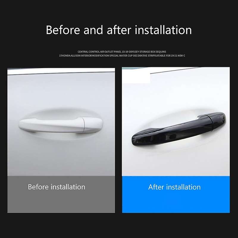 For Mercedes Benz W247 2022 Door Handle Cover Trim Sticker ,black