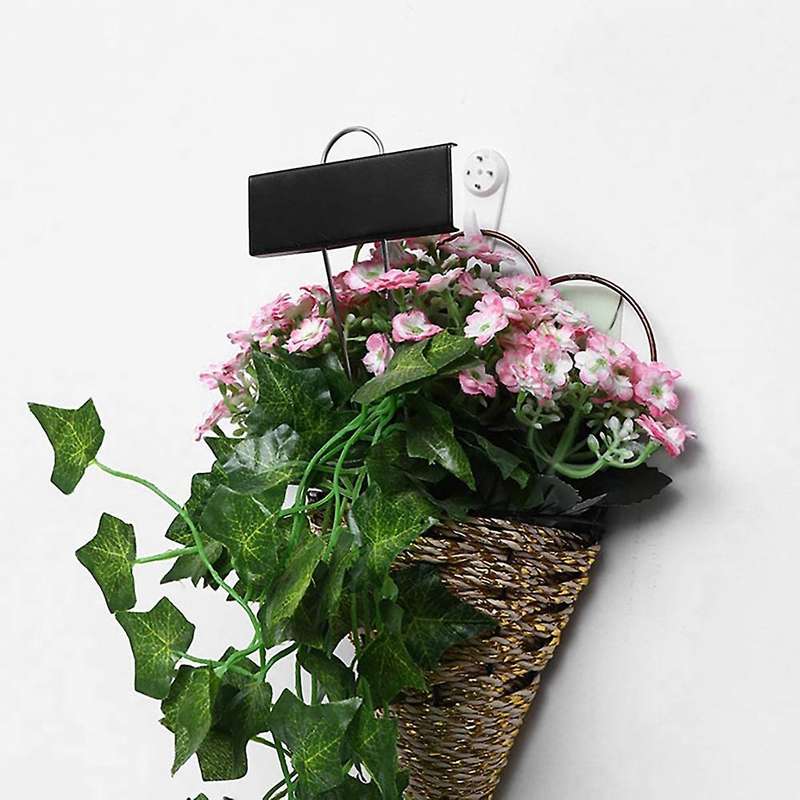 12 Pcs Metal Plant Labels Reusable Nursery Tags for Flower (black)