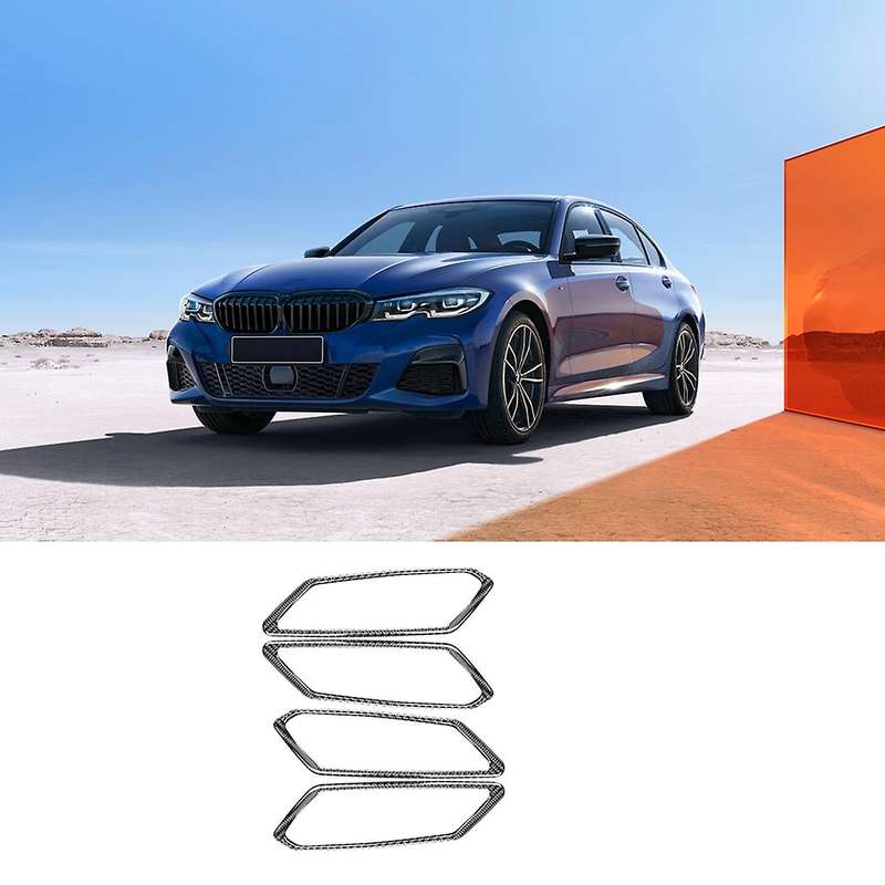 Carbon Fiber Inner Door Handle Frame Trim for Bmw 3 Series G20 2020