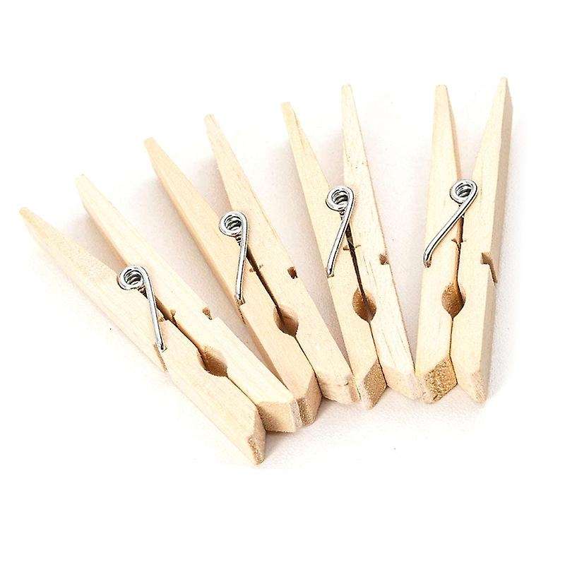 100pcs Clothes Pins, Durable Strong Grip, Rust and Moisture Resistant