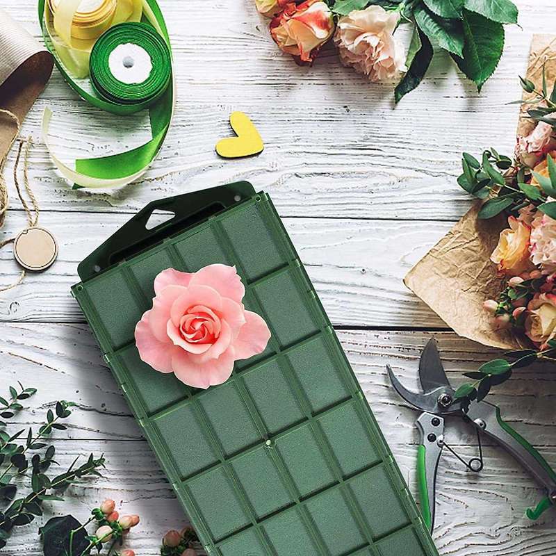 2pcs Floral Foam Cage, Dry and Wet Rectangle Cage for Fresh Flowers