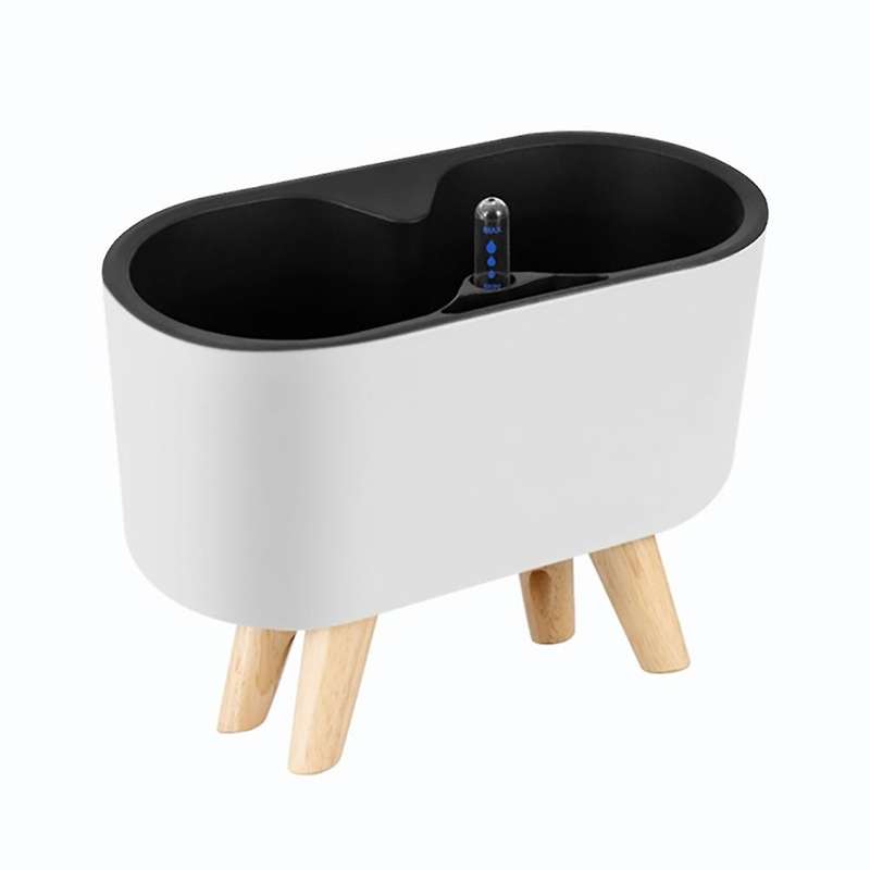 Automatic Self-watering Plastic Plant Pot with Water Level-1