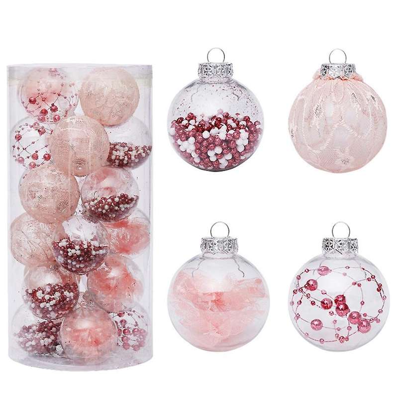 Ransparent Christmas Ball Ornaments for Home Christmas Tree Pendant