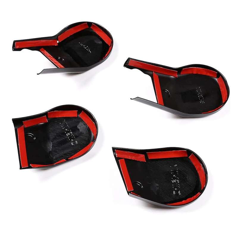 For Toyota Anti-dust Seat Bracket Fixing Bolts Cover Trims Black 4pcs