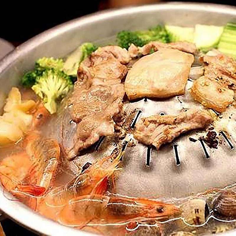 Thai Style Bbq Grill Pan Barbecue Topper Stovetop Plate Barbecue Pan
