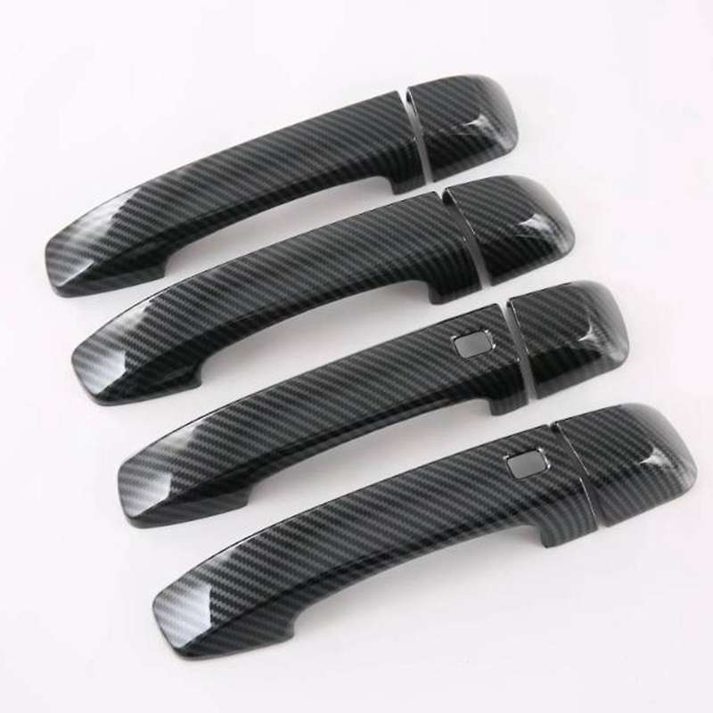 For Kia Mohave 2020 2021 2022 Abs Carbon Fiber Door Handle Cover