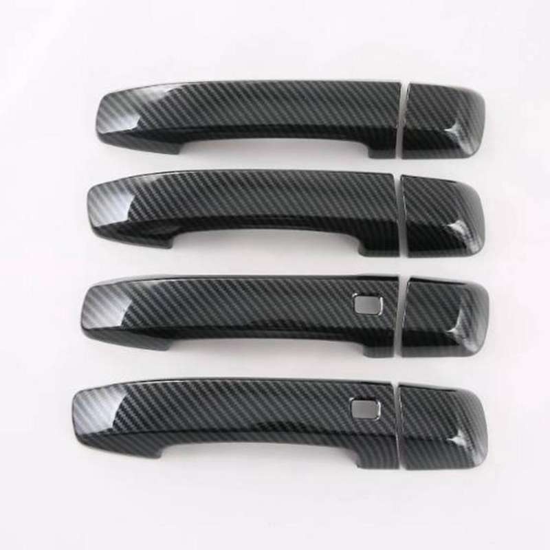 For Kia Mohave 2020 2021 2022 Abs Carbon Fiber Door Handle Cover
